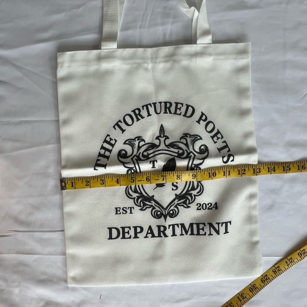 4/$20 🦋 Taylor Swift Tortured Poets Tote Bag - Picture 4 of 5